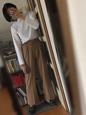 「CASIO」｜「アイテム（アクセサリー）」を使った、うえださん（レディース・165cm）の春コーディネート