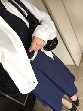 「Language（ランゲージ）のアイテム」を使った、✩KaoRi✩さん（レディース・143cm）の春コーディネート