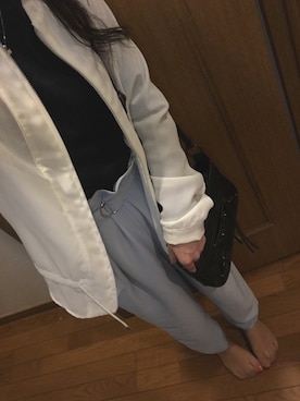 「Language（ランゲージ）のアイテム」を使った、✩KaoRi✩さん（レディース・143cm）の春コーディネート