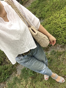 「Plush&Lush（プラッシュアンドラッシュ）のアイテム」を使った、✩KaoRi✩さん（レディース・143cm）の夏コーディネート