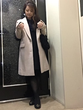 「wearhalloween2017」｜「アイテム（チェスターコート）」を使った、✩KaoRi✩さん（レディース・143cm）の秋コーディネート
