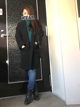 「rich-（リッチ）のアイテム（ジャケット/アウター）」を使った、✩KaoRi✩さん（レディース・143cm）の秋コーディネート