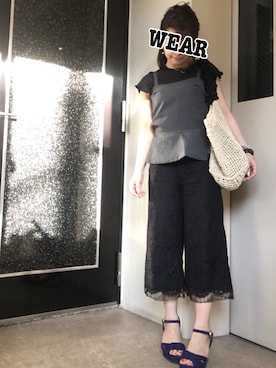 「COCUE（コキュ）のアイテム」を使った、✩KaoRi✩さん（レディース・143cm）の春コーディネート