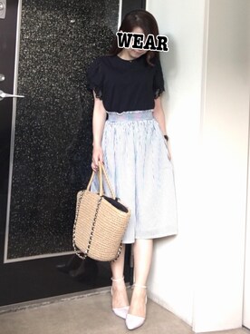 「flune（フリューン）のアイテム」を使った、✩KaoRi✩さん（レディース・143cm）の夏コーディネート