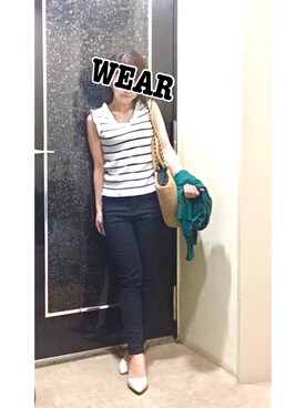 「flune（フリューン）のアイテム」を使った、✩KaoRi✩さん（レディース・143cm）の夏コーディネート