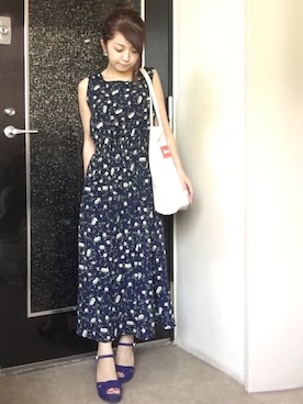 「COCUE（コキュ）のアイテム」を使った、✩KaoRi✩さん（レディース・143cm）の夏コーディネート