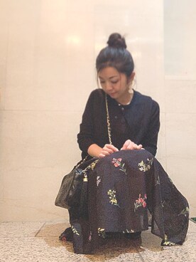 「POOL SIDE（プールサイド）のアイテム（パンプス）」を使った、✩KaoRi✩さん（レディース・143cm）の春コーディネート