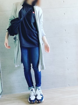 「UNIQLO（ユニクロ）のアイテム（デニムパンツ、その他）」を使った、さやかさん（レディース）の春コーディネート