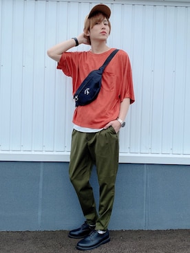 西村智也さん（メンズ・178cm）の夏コーディネート