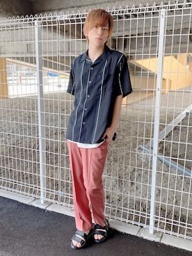 西村智也さん（メンズ・178cm）の夏コーディネート