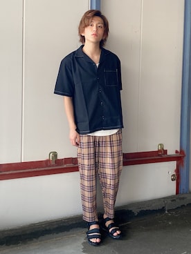 西村智也さん（メンズ・178cm）の夏コーディネート