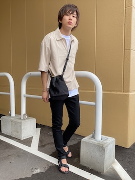 西村智也さん(メンズ・178cm)の夏コーディネート