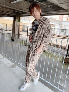 西村智也さん（メンズ・178cm）の秋コーディネート