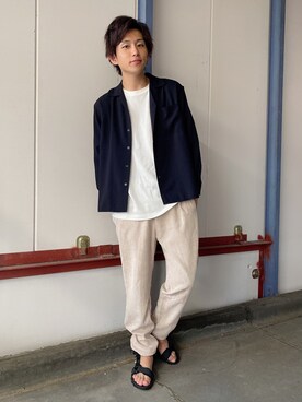 西村智也さん（メンズ・178cm）の秋コーディネート