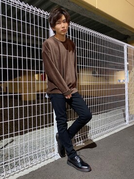 西村智也さん(メンズ・178cm)の秋コーディネート