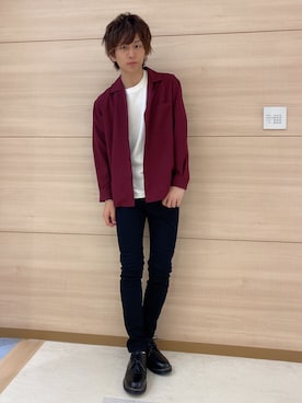 西村智也さん（メンズ・178cm）の秋コーディネート