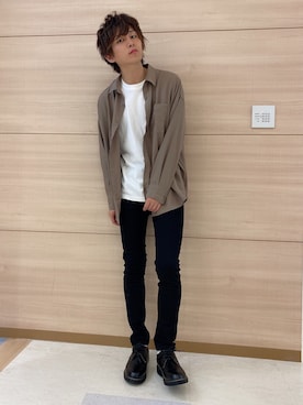 西村智也さん（メンズ・178cm）の秋コーディネート