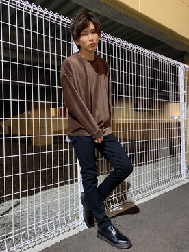 西村智也さん(メンズ・178cm)の秋コーディネート