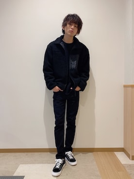 「WEGO（ウィゴー）のアイテム（スニーカー）」を使った、西村智也さん（メンズ・178cm）の秋コーディネート
