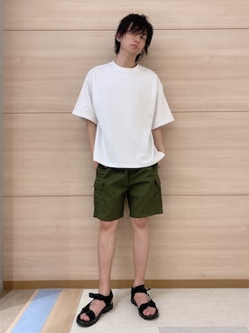 「WEGO（ウィゴー）のアイテム（シューズ）」を使った、西村智也さん（メンズ・178cm）の春コーディネート