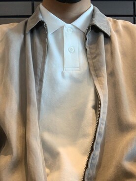 MASAKIさんの「脇スリット入り半袖ポロシャツ」を使ったコーディネート
