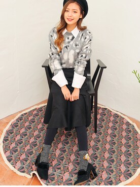 「KORMARCH（コマチ）のアイテム」を使った、kormarchさん（レディース・167cm）の冬コーディネート