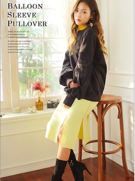 「KORMARCH（コマチ）のアイテム」を使った、kormarchさん（レディース・167cm）の冬コーディネート