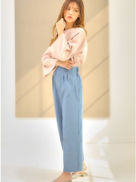 「ワイドシルエット」｜kormarchさん（レディース・167cm）の冬コーディネート