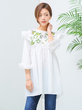 「KORMARCH（コマチ）のアイテム」を使った、kormarchさん（レディース・167cm）の春コーディネート