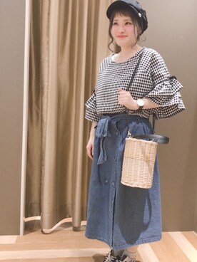 「グリーンパークス(Green Parks)」｜あっちゃんさん（レディース・148cm）の春コーディネート