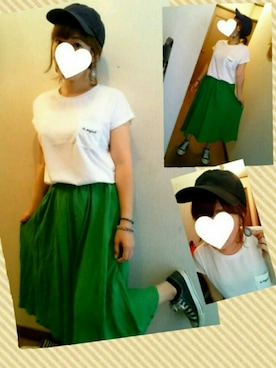 「アイテム（ピアス（両耳用））」を使った、ゆうさん（レディース・158cm・30代）の夏コーディネート