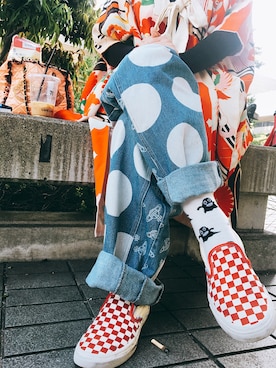 「AHCAHCUM.muchacha（アチャチュムムチャチャ）のアイテム（バッグ）」を使った、mmymmyさん（レディース・162cm）の春コーディネート