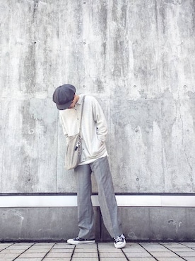 「Paul Smith（ポールスミス）のアイテム（キーホルダー）」を使った、TWOBASAさん（メンズ・172cm）の秋コーディネート