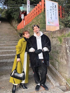 「select MOCA（セレクトモカ）のアイテム（ステンカラーコート）」を使った、ａｙａさん（レディース・153cm）の春コーディネート