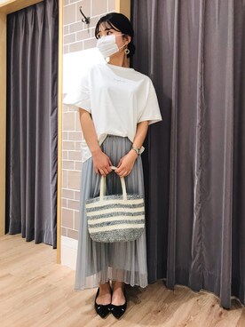 Tシャツ スカート の人気ファッションコーディネート Wear
