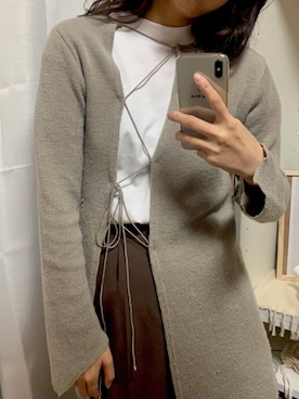 「RETRO GIRL（レトロガール）のタックセミフレアパンツ（その他パンツ）」を使った、zuchan6さん（レディース・164cm）の春コーディネート