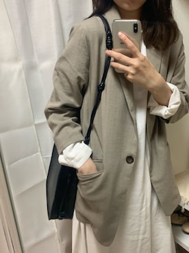 「ISOOK（アイスー）のアイテム（ワンピース/ドレス）」を使った、zuchan6さん（レディース・164cm）の春コーディネート