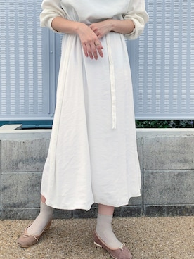 「ISOOK（アイスー）のアイテム（ワンピース/ドレス）」を使った、zuchan6さん（レディース・164cm）の春コーディネート