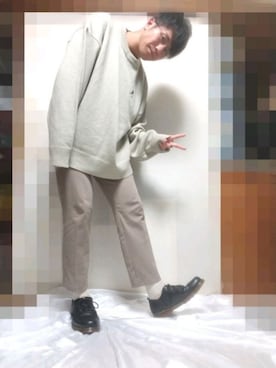 「ドレスシューズ」｜「アイテム（音楽/本・雑誌）」を使った、zmさん（メンズ・177cm）の春コーディネート