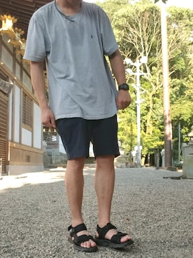 「フォロー、イイネ、お気に入り登録お願いします♡」｜「アイテム（腕時計）」を使った、zmさん（メンズ・177cm）の夏コーディネート