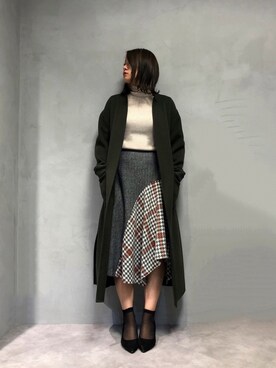 「CAST:（キャスト コロン）のアイテム（ジャケット/アウター）」を使った、Karinさん（レディース・165cm）の秋コーディネート