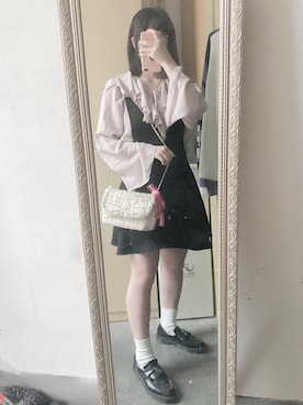 「Samantha Thavasa Petit Choice（サマンサタバサ　プチチョイス）のアイテム（バッグ）」を使った、Hikaruさん（レディース・158cm）の春コーディネート