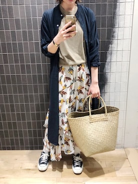まるさん（JEANASIS）さん（レディース・171cm）の春コーディネート