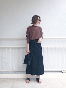 まるさん（JEANASIS）さん（レディース・171cm）の秋コーディネート