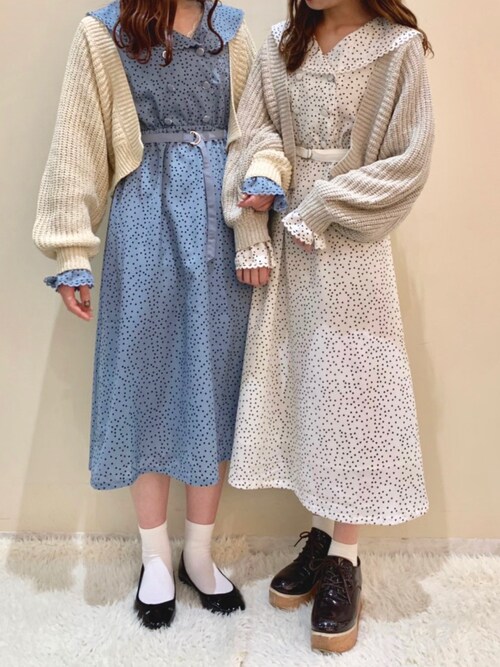 しおみ Olive Des Olive イオンモール新潟南 Olive Des Oliveのワンピースを使ったコーディネート Wear