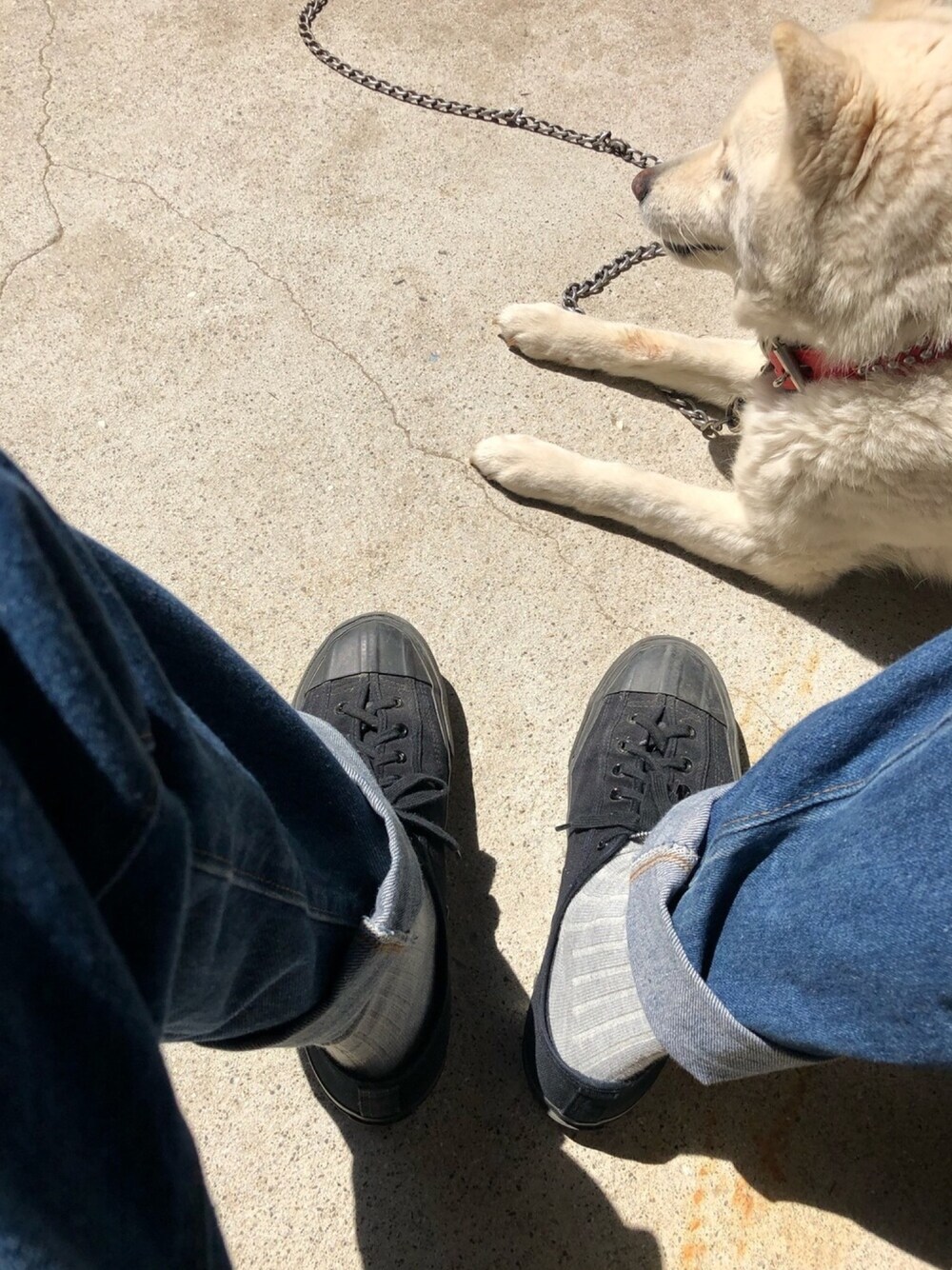 「おしゃれさんと繋がりたい」｜「Levi'sのアイテム（デニムパンツ、ブルー系）」を使った、ユウさん（メンズ・167cm）の夏コーディネートの1枚目の写真