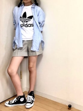 co_nya*☻さん（キッズ・154cm）の夏コーディネート