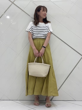 「ボーター」｜maikoさん（レディース・154cm）の夏コーディネート