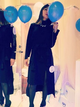 「mode」｜「アイテム（ワンピース/ドレス）」を使った、若槻愛さん（レディース・165cm）の秋コーディネート