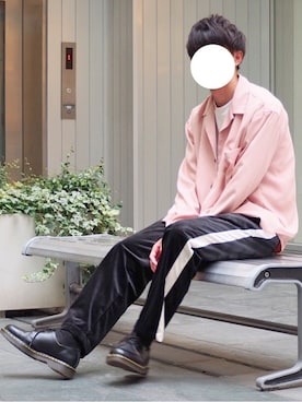 「Lui's（ルイス）のアイテム（スラックス）」を使った、おさゆうさん（メンズ・168cm）の秋コーディネート